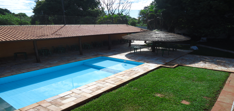 "Completa área de lazer"